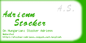 adrienn stocker business card